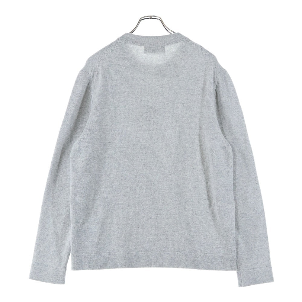 Christian Dior(クリスチャンディオール) 24SS COUTUREパッチ カシミアジャージーニット グレー 243M645AT474