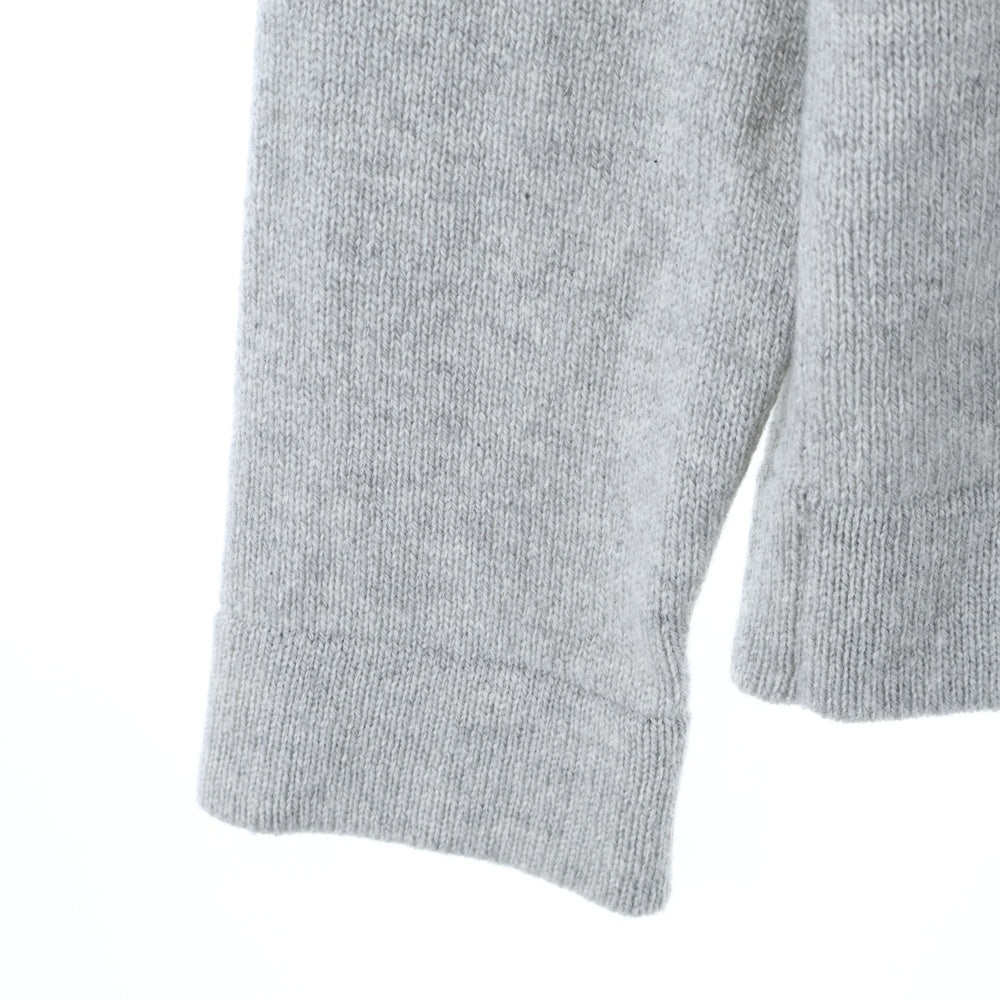 Christian Dior(クリスチャンディオール) 24SS COUTUREパッチ カシミアジャージーニット グレー 243M645AT474