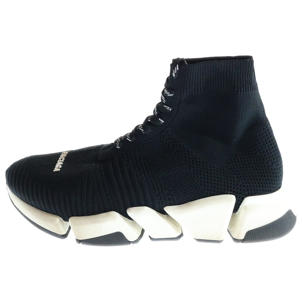 BALENCIAGA(バレンシアガ) SPEED 2.0 スピード2.0 ソックスレースアップ ハイカットスニーカー ブラック