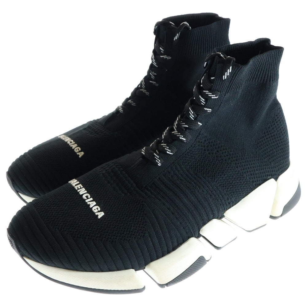 BALENCIAGA(バレンシアガ) SPEED 2.0 スピード2.0 ソックスレースアップ ハイカットスニーカー ブラック