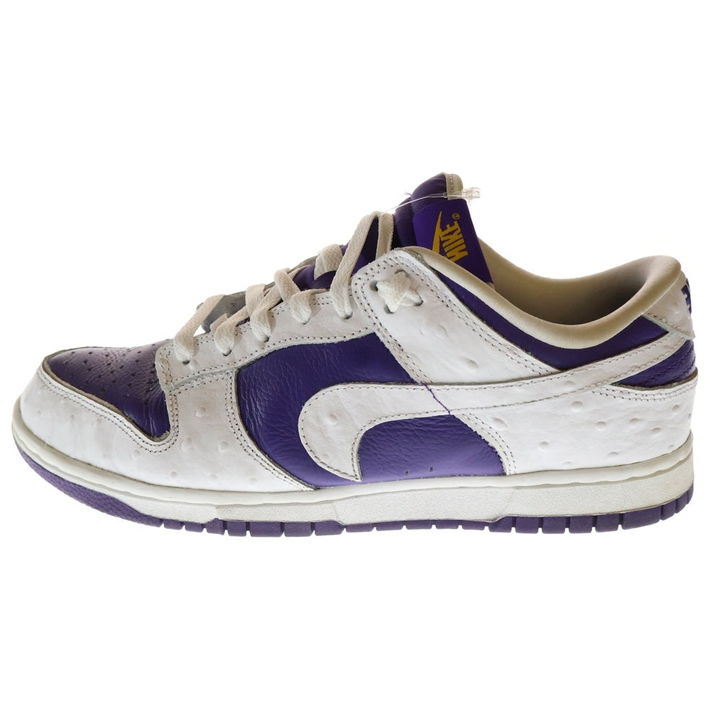 NIKE(ナイキ) WMNS DUNK LOW FLIP THE OLD SCHOOL ダンク フリップ ザ オールドスクール ローカットスニーカー ホワイト/パープル US9.5/26.5cm DJ4636-100