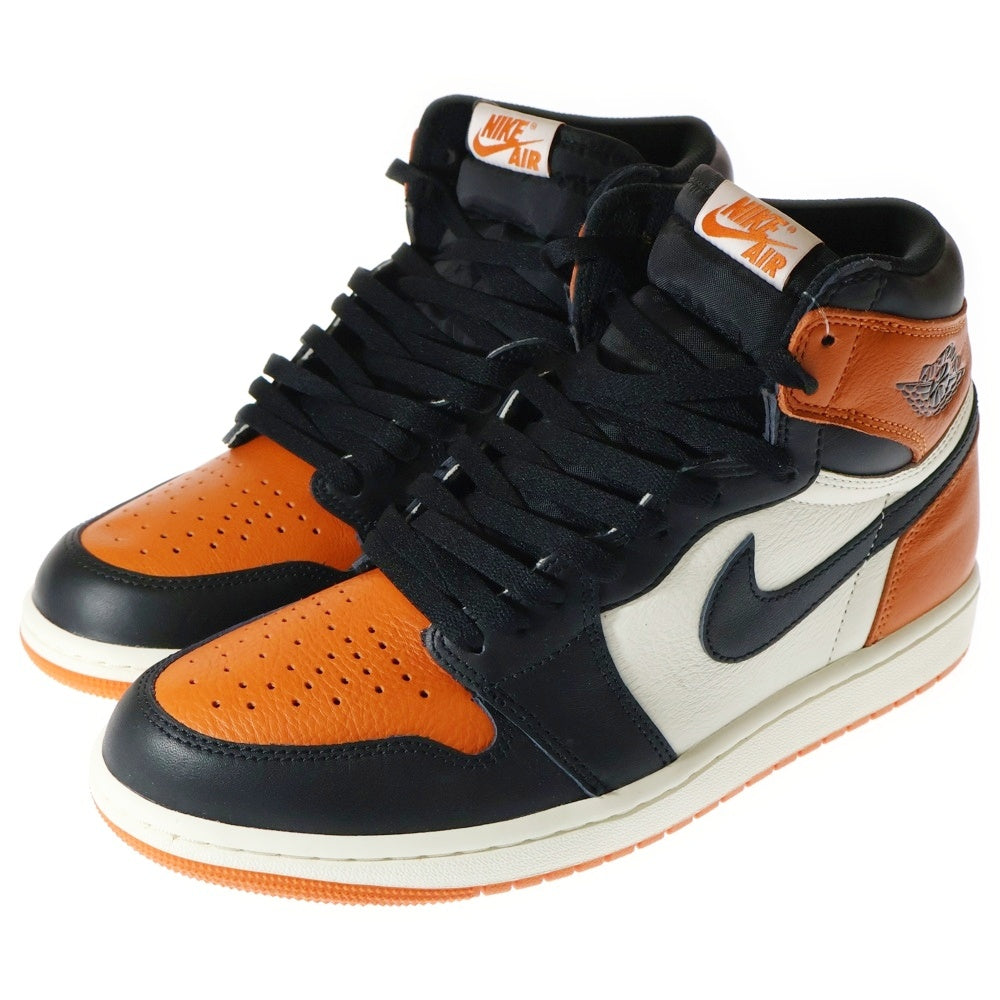 NIKE(ナイキ) AIR JORDAN 1 RETRO HIGH OG BLACK TOE REIMAGINED DZ5485-008 エア ジョーダン 1 ハイカットスニーカー US9.5/27.5cm