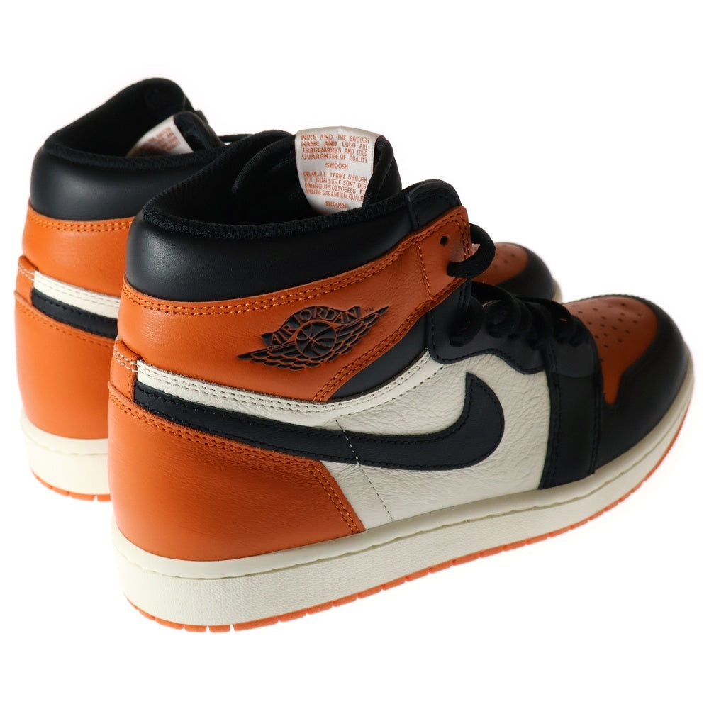 NIKE(ナイキ) AIR JORDAN 1 RETRO HIGH OG BLACK TOE REIMAGINED DZ5485-008 エア ジョーダン 1 ハイカットスニーカー US9.5/27.5cm