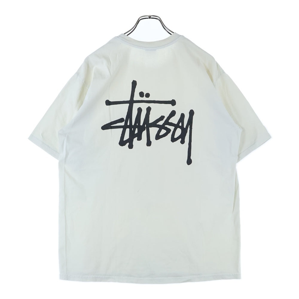 STUSSY(ステューシー) プリント半袖 Tシャツ カットソー ホワイト