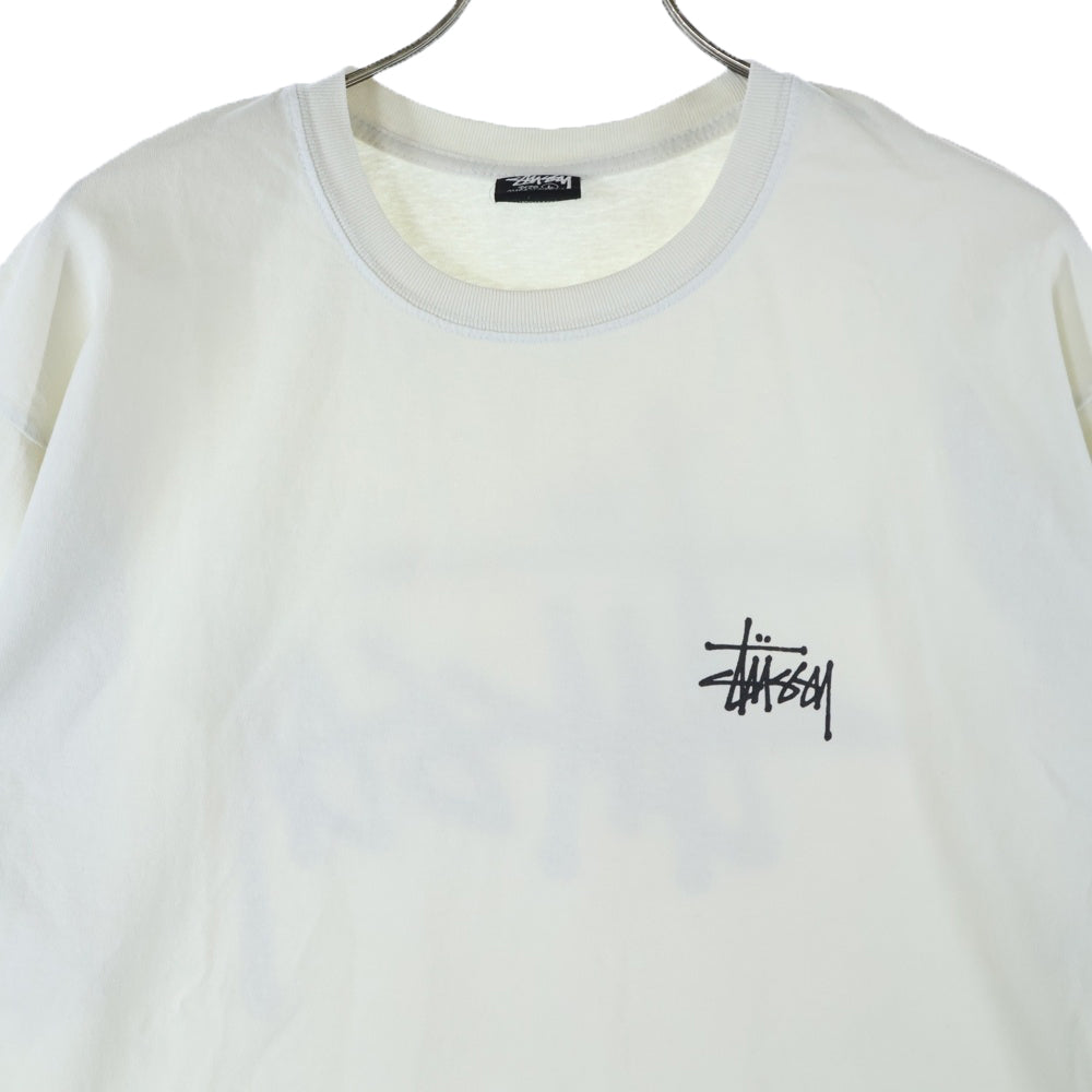 STUSSY(ステューシー) プリント半袖 Tシャツ カットソー ホワイト