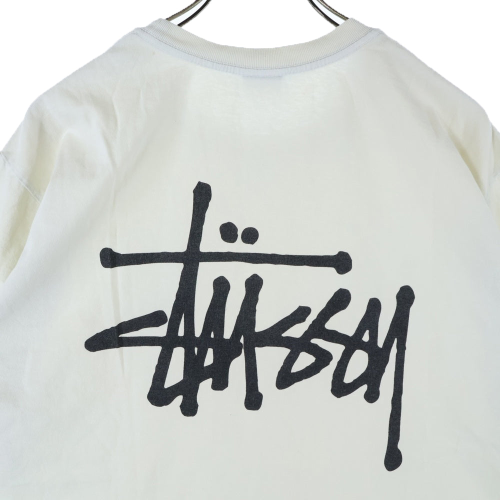 STUSSY(ステューシー) プリント半袖 Tシャツ カットソー ホワイト