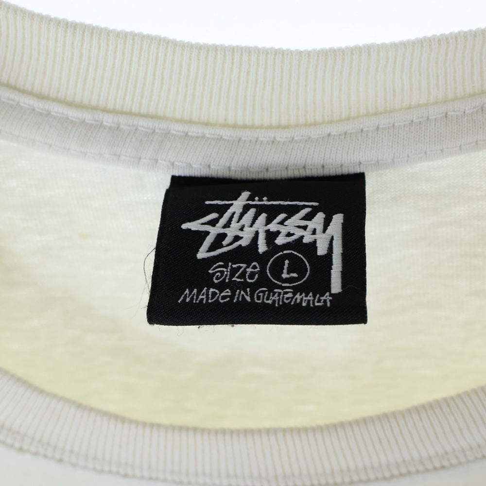 STUSSY(ステューシー) プリント半袖 Tシャツ カットソー ホワイト