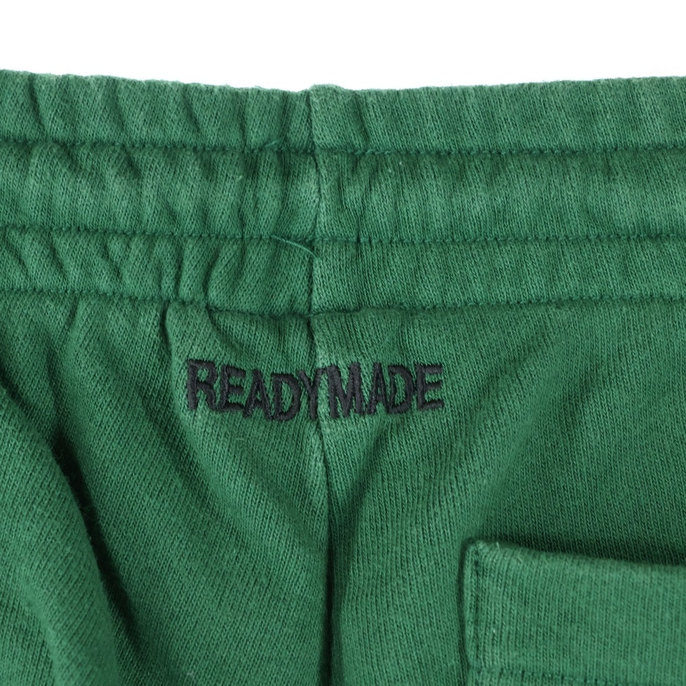 READY MADE(レディメイド) 22AW RM SWEAT PANTS/GREEN ロゴプリント コットンスウェットパンツ グリーン RE-CO-GR-00-00-212