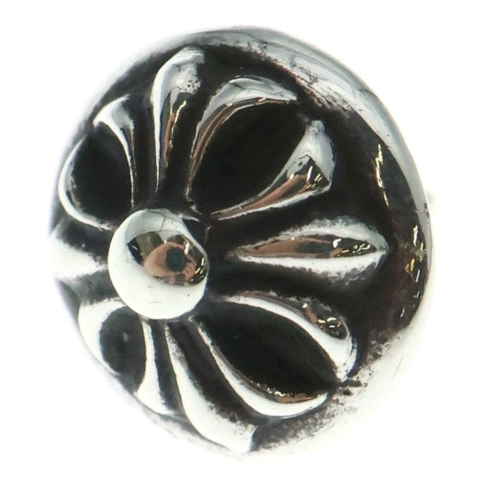 CHROME HEARTS(クロムハーツ) STUD CRSBLL クロスボールスタッドピアス シルバー BCA110