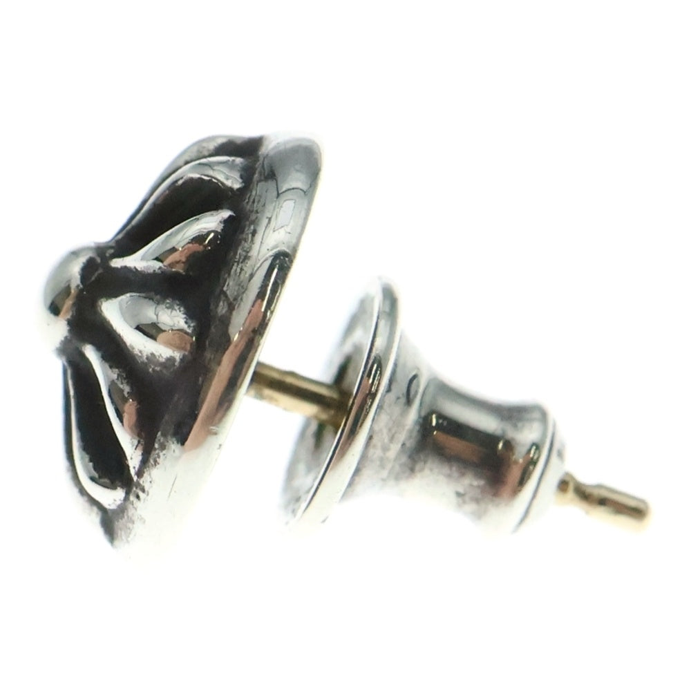 CHROME HEARTS(クロムハーツ) STUD CRSBLL クロスボールスタッドピアス シルバー BCA110