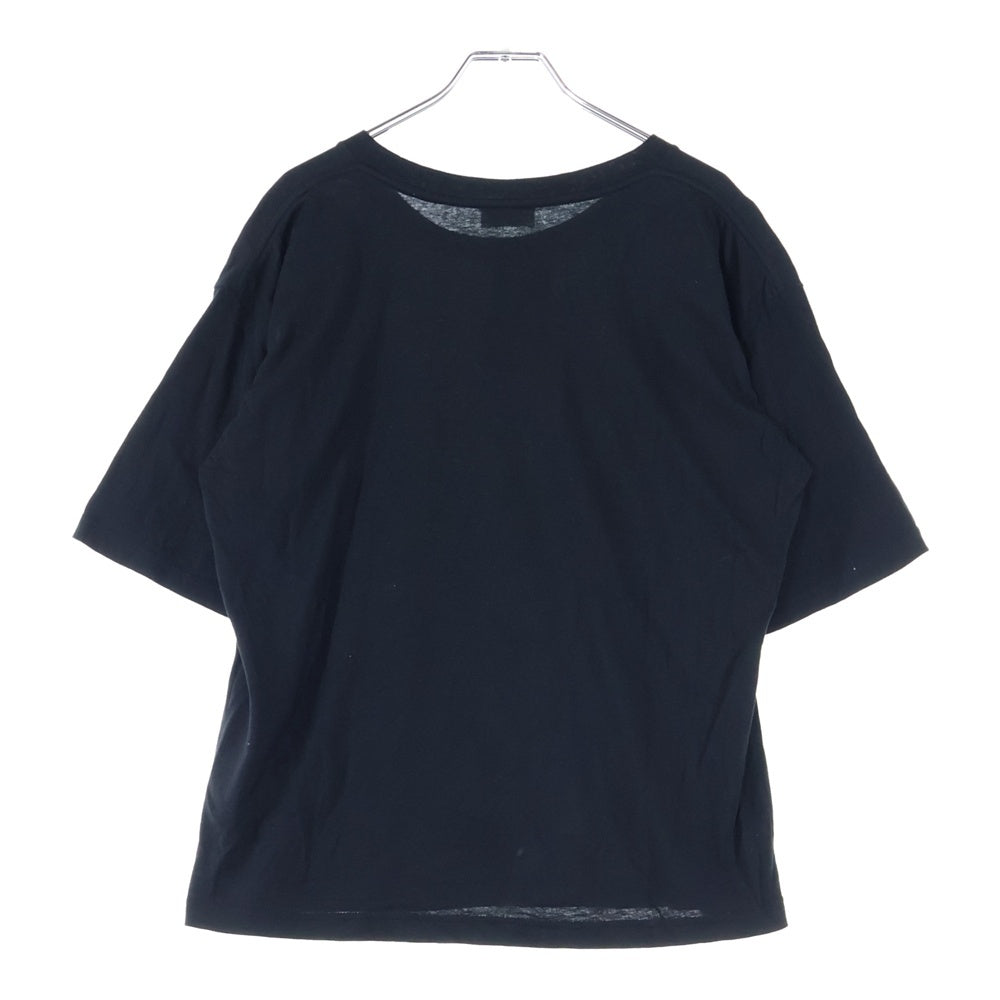 SAINT LAURENT PARIS(サンローランパリ) シグネチャープリントロゴ 半袖Tシャツ カットソー ブラック 480406 YB1GN