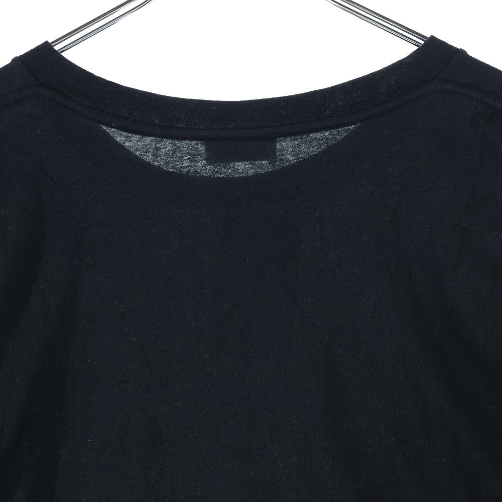 SAINT LAURENT PARIS(サンローランパリ) シグネチャープリントロゴ 半袖Tシャツ カットソー ブラック 480406 YB1GN