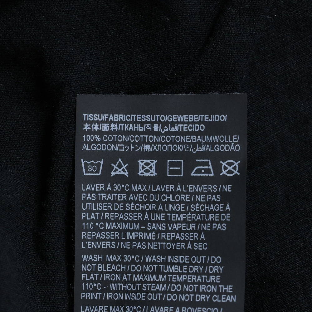SAINT LAURENT PARIS(サンローランパリ) シグネチャープリントロゴ 半袖Tシャツ カットソー ブラック 480406 YB1GN