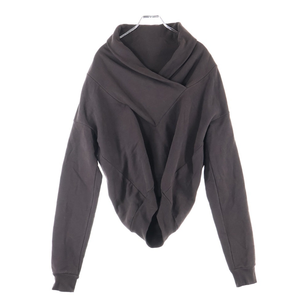 SAINT LAURENT PARIS(サンローランパリ) 23AW Shawl Neck Sweatshirt ショールネック スウェットトレーナー ブラウン 755059 Y36SW