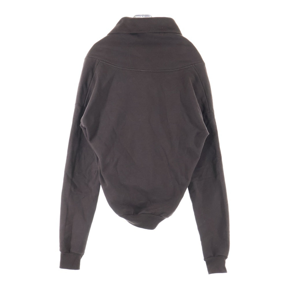 SAINT LAURENT PARIS(サンローランパリ) 23AW Shawl Neck Sweatshirt ショールネック スウェットトレーナー ブラウン 755059 Y36SW