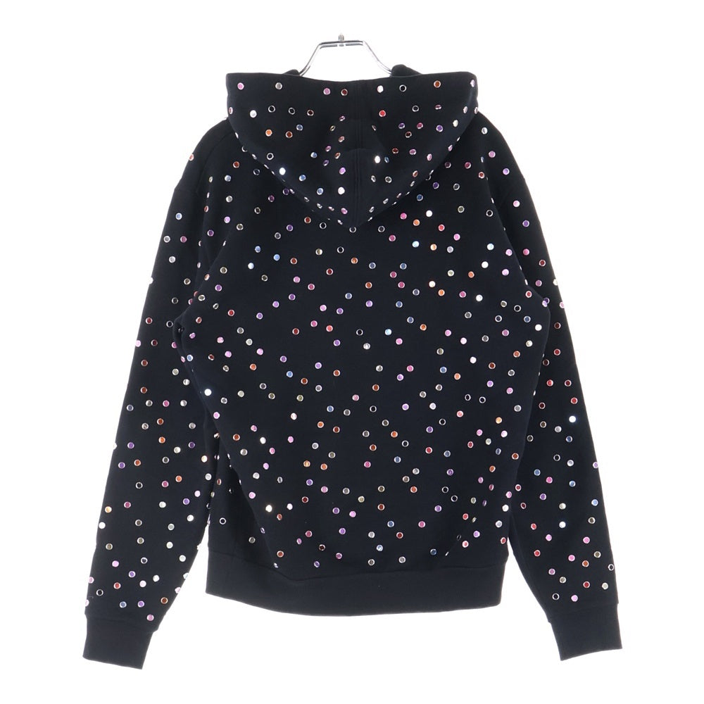SAINT LAURENT PARIS(サンローランパリ) スタッズ付き スウェットプルオーバーパーカー ブラック 686517 Y36TN