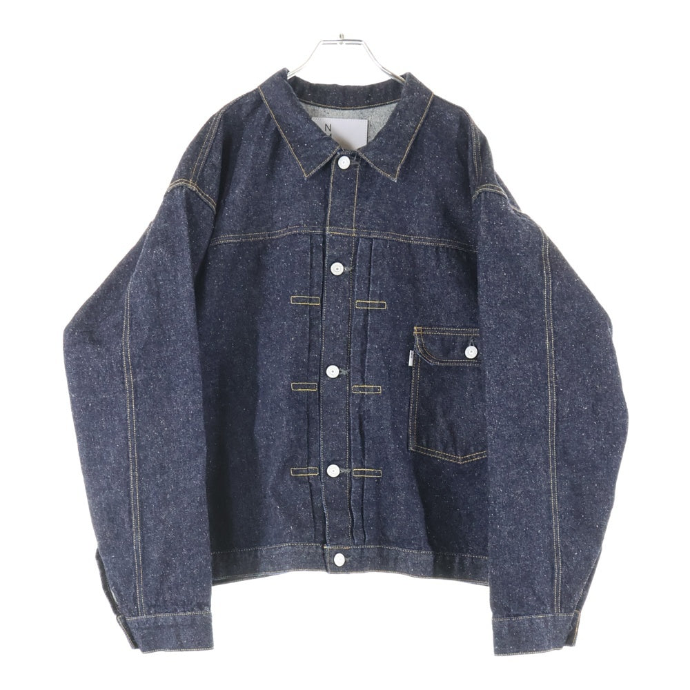 New Manual(ニュー マニュアル) NM-No.1 #023 LV T-BACK DENIM JACKET BLEACH ONE-WASHED Tバック ワンウォッシュデニムジャケット インディゴ