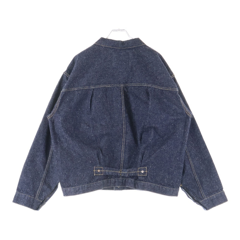 New Manual(ニュー マニュアル) NM-No.1 #023 LV T-BACK DENIM JACKET BLEACH ONE-WASHED Tバック ワンウォッシュデニムジャケット インディゴ