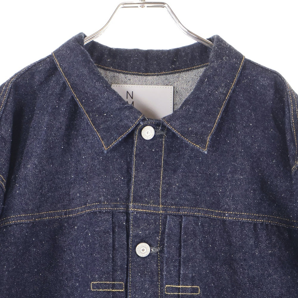 New Manual(ニュー マニュアル) NM-No.1 #023 LV T-BACK DENIM JACKET BLEACH ONE-WASHED Tバック ワンウォッシュデニムジャケット インディゴ