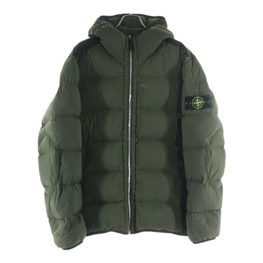 STONE ISLAND(ストーンアイランド) 23AW SEAMLESS TUNNEL NYLON DOWN-TC ナイロン ダウンジャケット カーキ 791543728