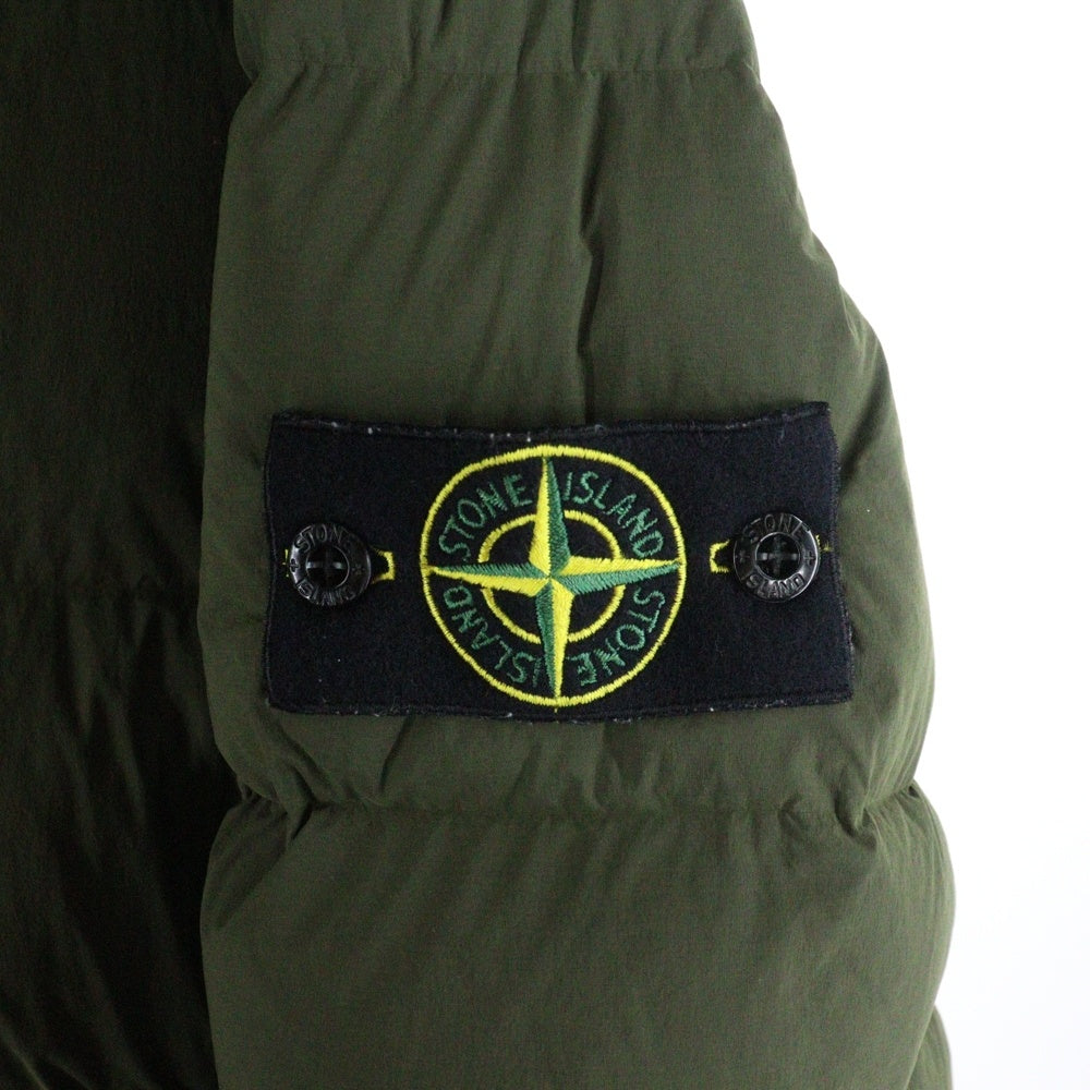 STONE ISLAND(ストーンアイランド) 23AW SEAMLESS TUNNEL NYLON DOWN-TC ナイロン ダウンジャケット カーキ 791543728