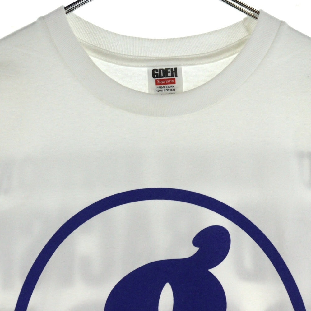 SUPREME(シュプリーム) 25SS × GOODENOUGH End Racism Tee グッドイナフ エンドレイシズム グラフィックプリント クルーネック半袖Tシャツ カットソー ホワイト