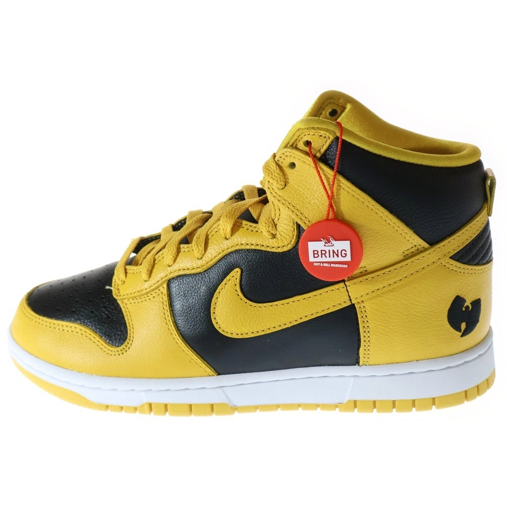 NIKE(ナイキ) DUNK HI RETRO PRM WU-TANG CLAN HJ4320-001 ダンク ハイ レトロ ウータンクラン ハイカット スニーカー イエロー/ブラック US8/26cm