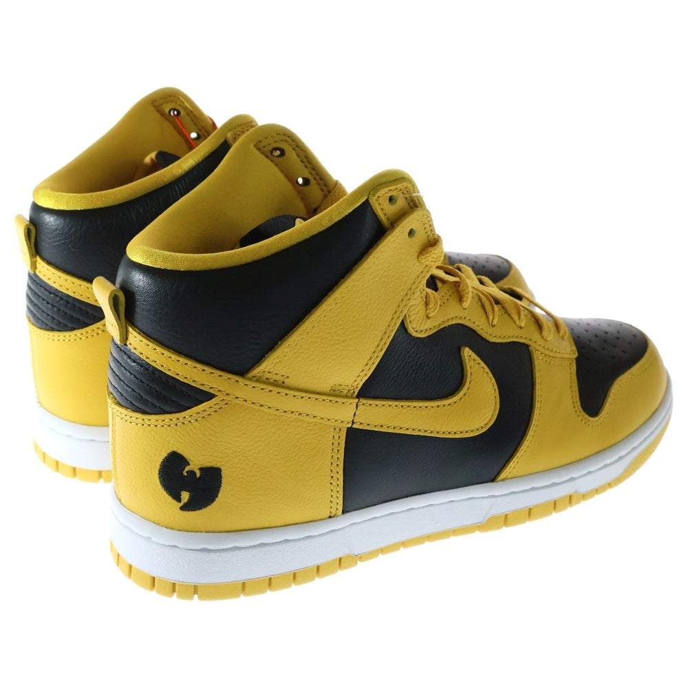 NIKE(ナイキ) DUNK HI RETRO PRM WU-TANG CLAN HJ4320-001 ダンク ハイ レトロ ウータンクラン ハイカット スニーカー イエロー/ブラック US8/26cm