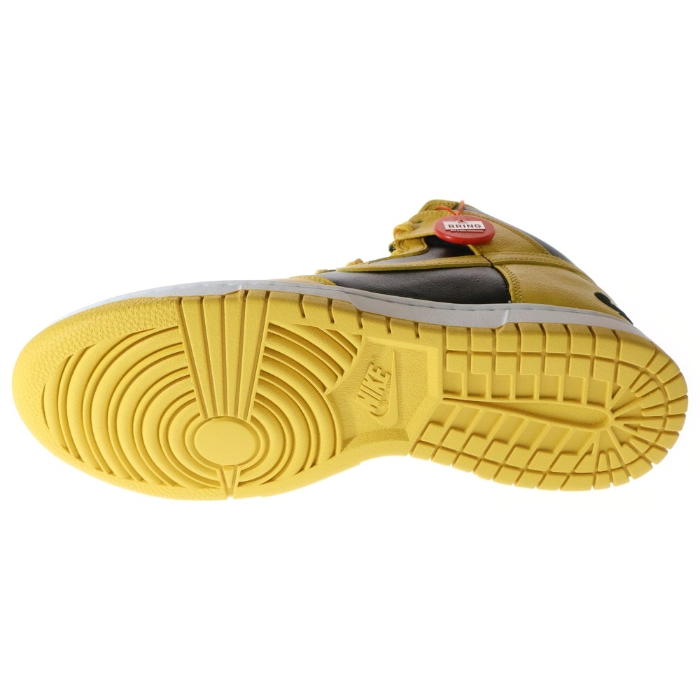 NIKE(ナイキ) DUNK HI RETRO PRM WU-TANG CLAN HJ4320-001 ダンク ハイ レトロ ウータンクラン ハイカット スニーカー イエロー/ブラック US8/26cm