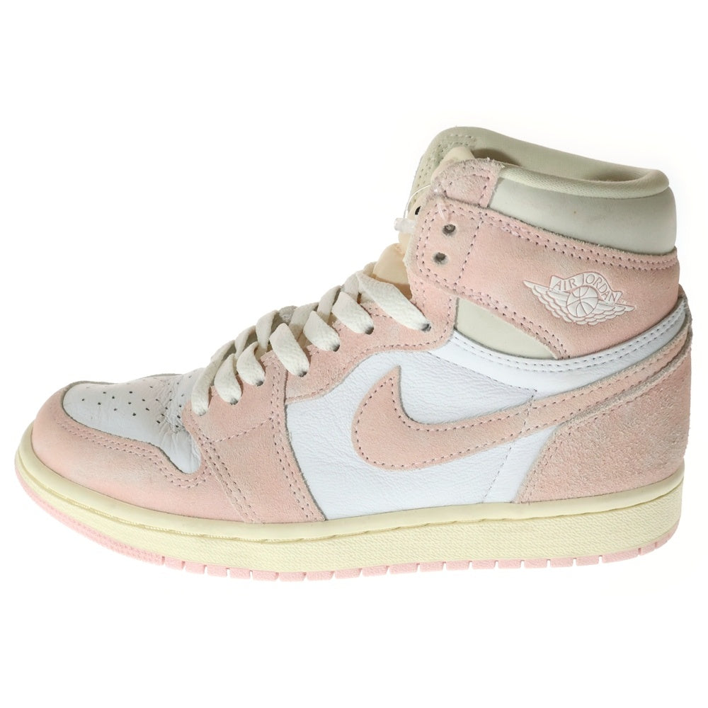 NIKE(ナイキ) WMNS AIR JORDAN 1 RETRO HIGH OG Washed Pink FD2596-600 エア ジョーダン 1 レトロ ハイ ウォッシュドピンク ハイカットスニーカー レディース US6.5/23.5cm