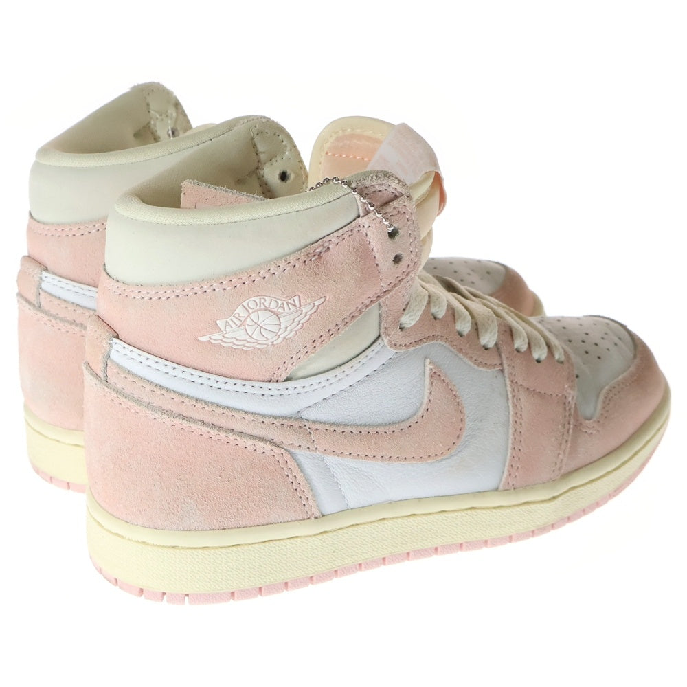 NIKE(ナイキ) WMNS AIR JORDAN 1 RETRO HIGH OG Washed Pink FD2596-600 エア ジョーダン 1 レトロ ハイ ウォッシュドピンク ハイカットスニーカー レディース US6.5/23.5cm
