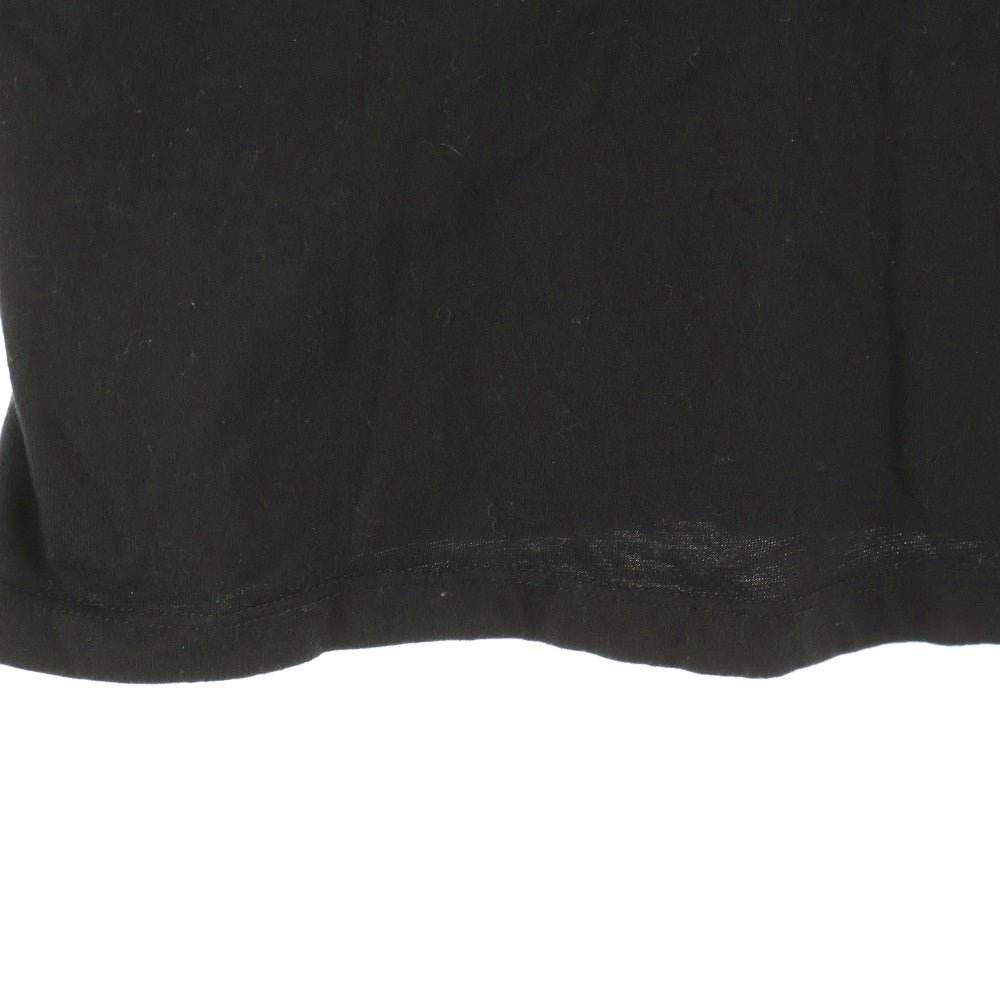 MONCLER(モンクレール) フロントロゴ ロゴパッチ 半袖Tシャツ カットソー ブラック H10938C00013 829FB レディース