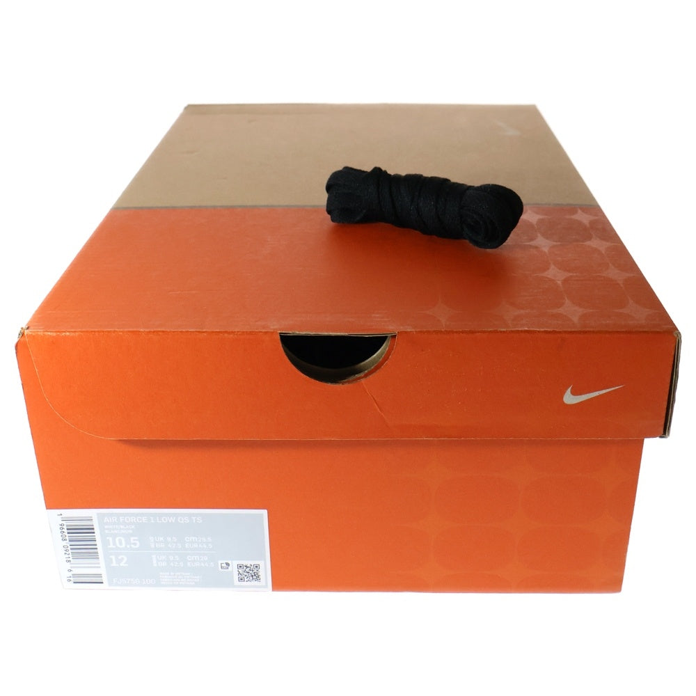 NIKE(ナイキ) AIR FORCE 1 LOW QS TERROR SQUAD FJ5756-100 エアフォース 1 ローカット スニーカー ブラック/ホワイト US10.5/28.5cm