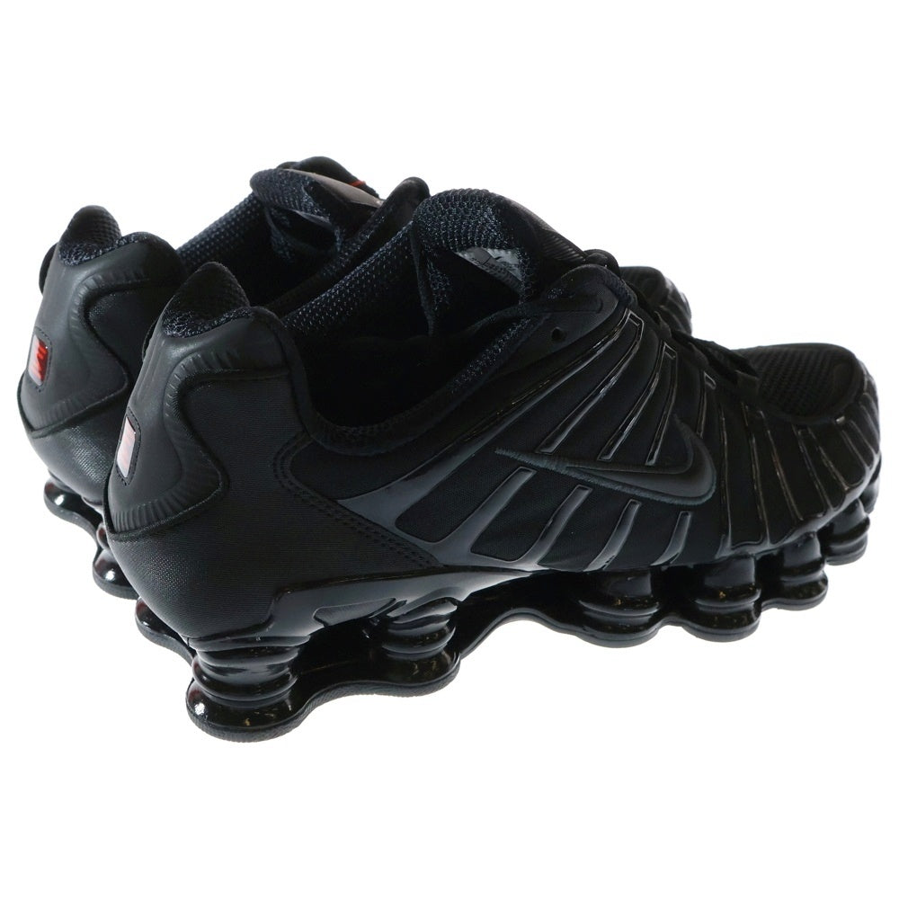 NIKE(ナイキ) SHOX TL BLACK METALLIC HEMATITE AV3595-002 ショックス ティーエル メタリック ヘマタイト ローカットスニーカー ブラック US12/30.0cm