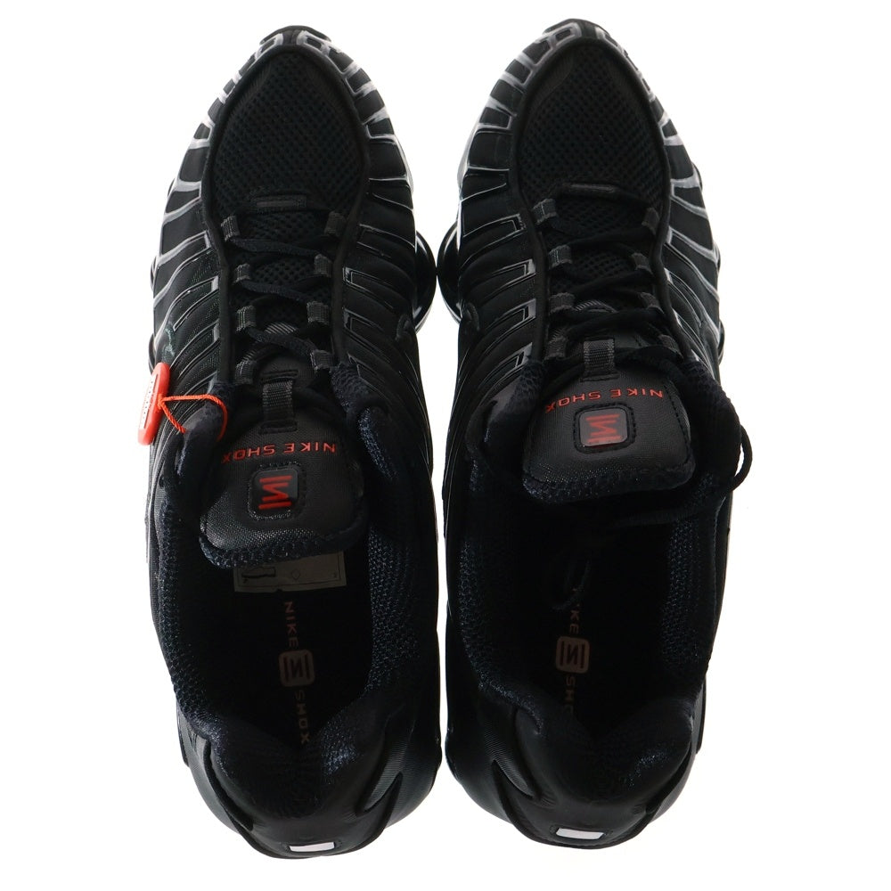 NIKE(ナイキ) SHOX TL BLACK METALLIC HEMATITE AV3595-002 ショックス ティーエル メタリック ヘマタイト ローカットスニーカー ブラック US12/30.0cm