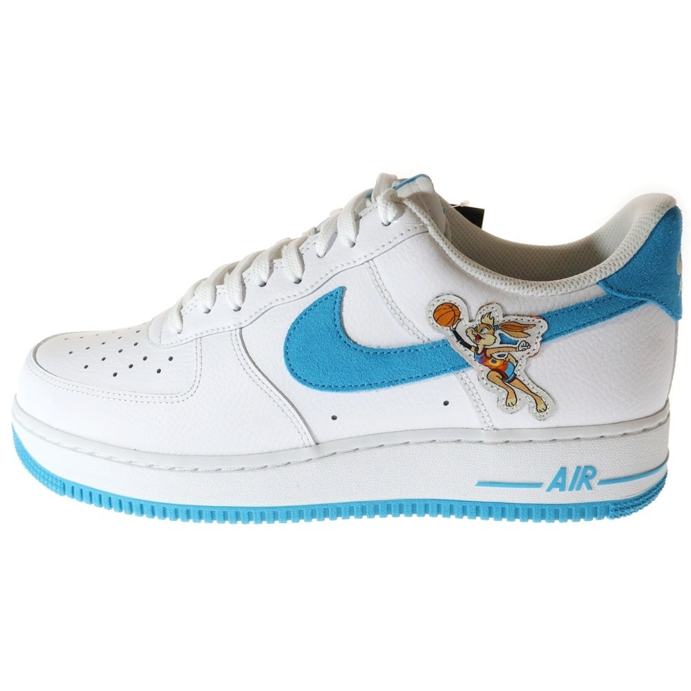NIKE(ナイキ) AIR FORCE 1 07 SPACE PLAYERS DJ7998-100 エアフォース1 レースアップローカットスニーカー スペースプレイヤーズ ホワイト/ブルー US10.5/28.5cm