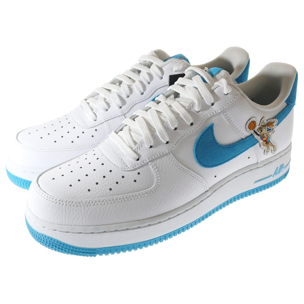 NIKE(ナイキ) AIR FORCE 1 07 SPACE PLAYERS DJ7998-100 エアフォース1 レースアップローカットスニーカー スペースプレイヤーズ ホワイト/ブルー US10.5/28.5cm