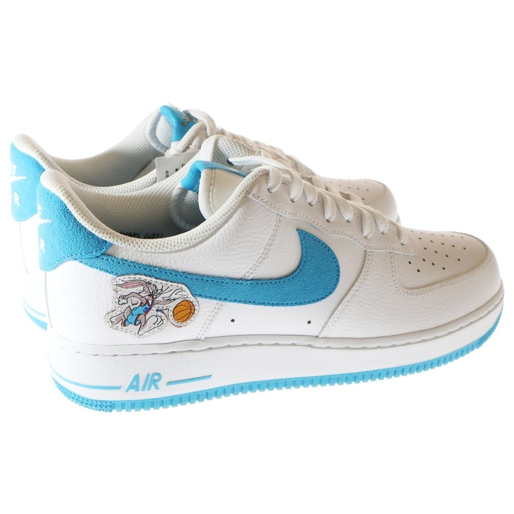 NIKE(ナイキ) AIR FORCE 1 07 SPACE PLAYERS DJ7998-100 エアフォース1 レースアップローカットスニーカー スペースプレイヤーズ ホワイト/ブルー US10.5/28.5cm