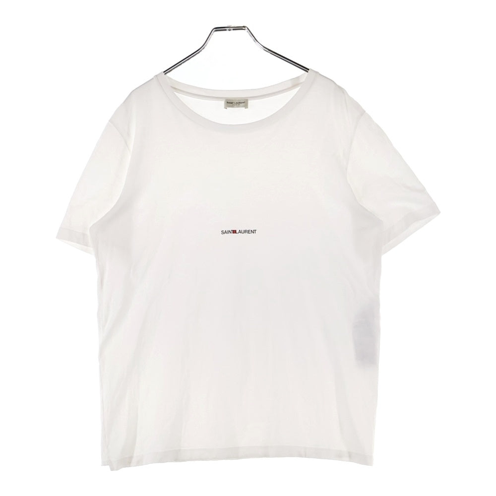 SAINT LAURENT PARIS(サンローランパリ) ロゴ 半袖Tシャツ カットソー ホワイト TT08 464572 YB2DQ 9000