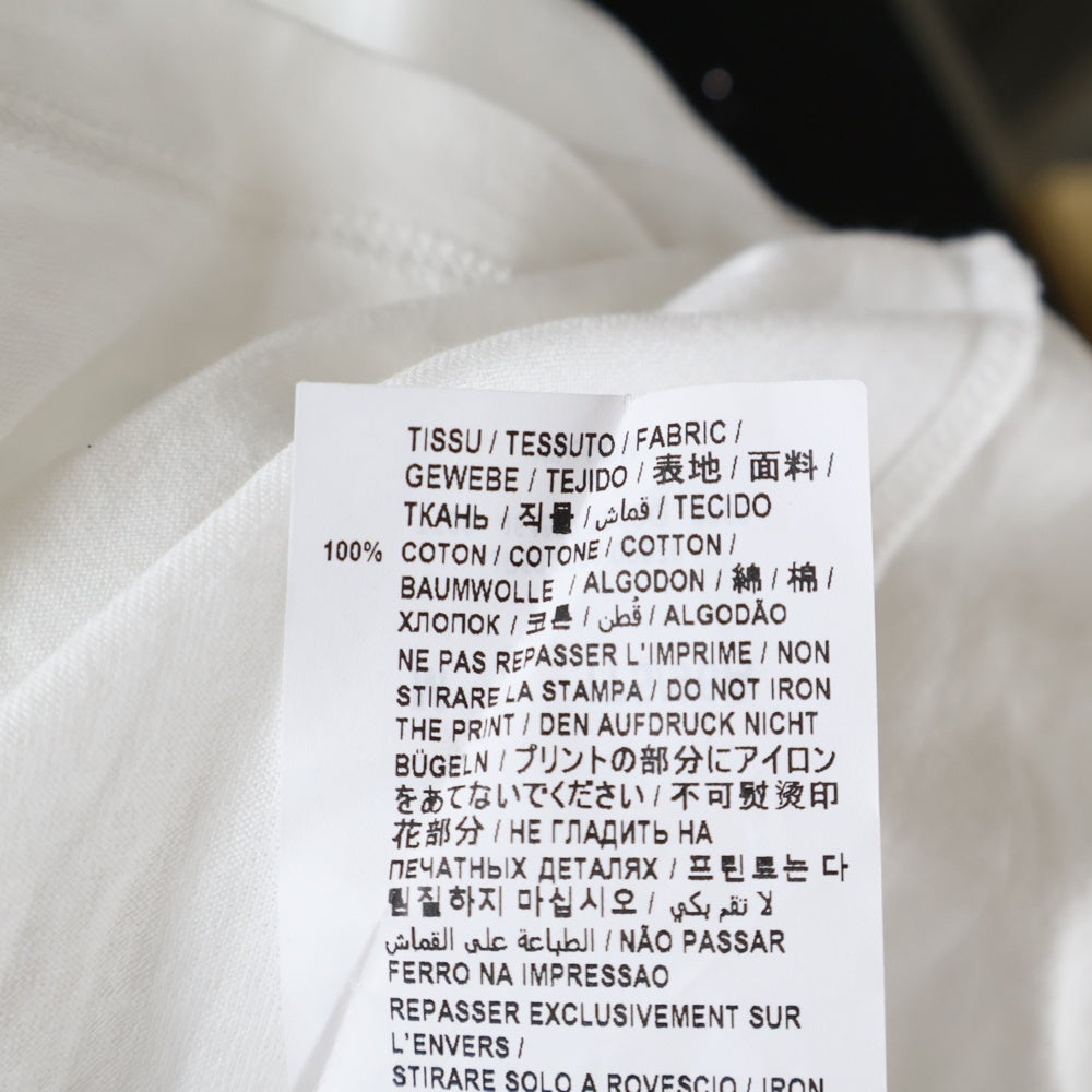 SAINT LAURENT PARIS(サンローランパリ) ロゴ 半袖Tシャツ カットソー ホワイト TT08 464572 YB2DQ 9000