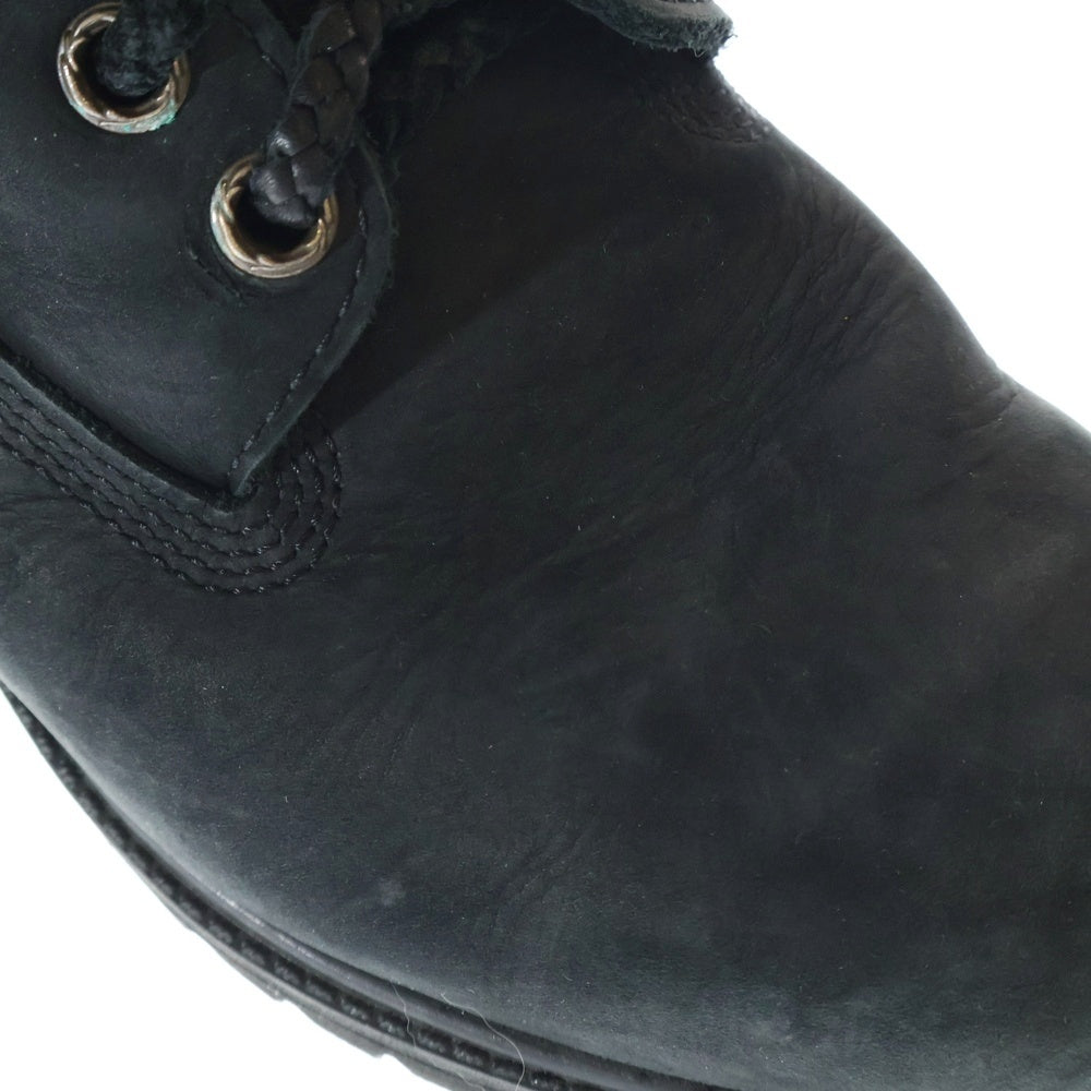 CHROME HEARTS(クロムハーツ) ×Timberland ティンバーランド 6インチ クロスボール ダガー付き シルバー装飾 スエードブーツ ブラック