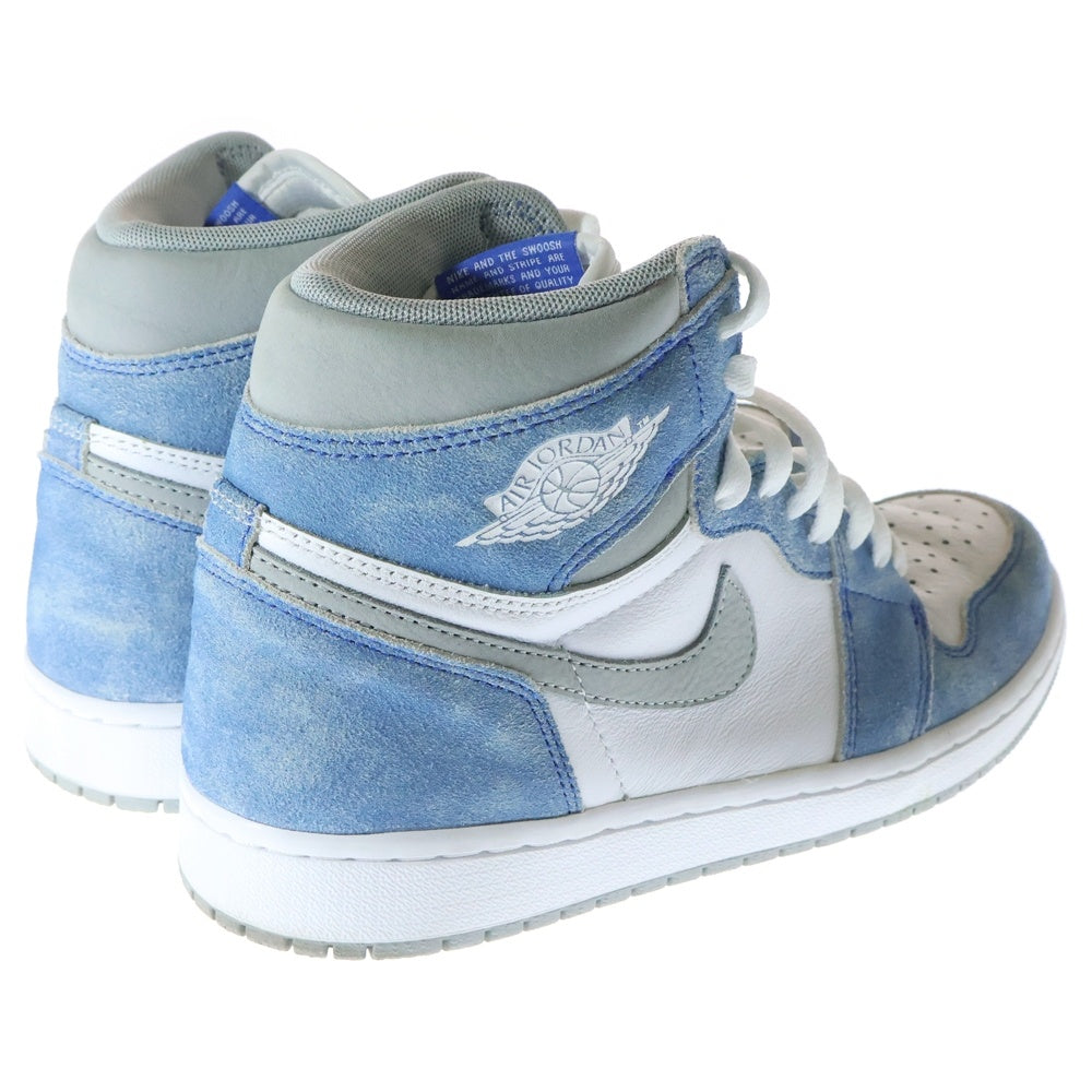 NIKE(ナイキ) AIR JORDAN 1 Hyper Royal エアジョーダン 1 ハイパーロイヤル ハイカットスニーカー ホワイト/ブルー US8.5/26.5cm 555088-402