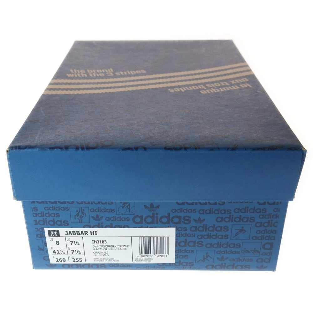adidas(アディダス) JABBAR HI IH3183 ジャバー ハイカットスニーカー オフホワイト US8/26cm