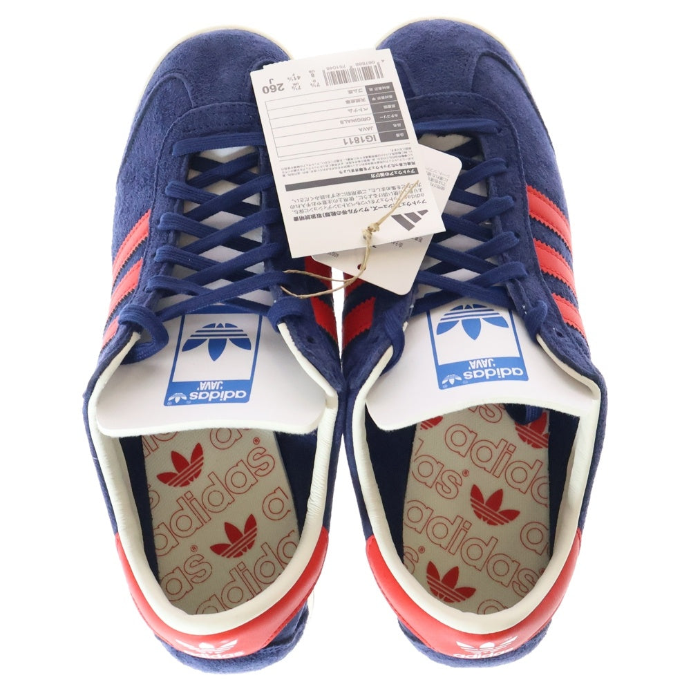 adidas(アディダス) JAVA IG1811 ジャワ ローカットスニーカー パープル/レッド US8/26cm