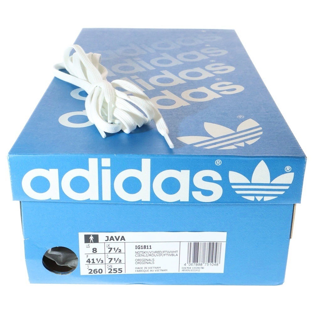 adidas(アディダス) JAVA IG1811 ジャワ ローカットスニーカー パープル/レッド US8/26cm