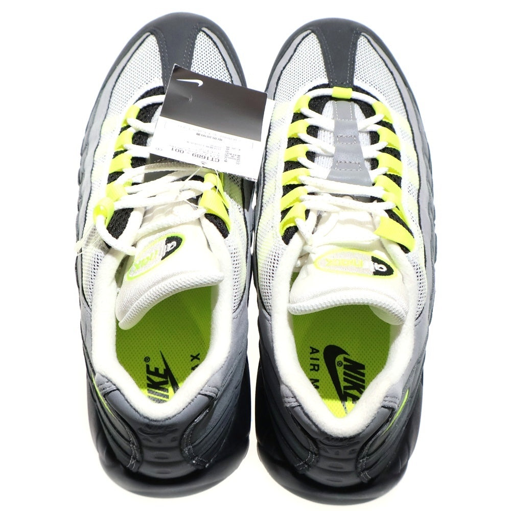 NIKE(ナイキ) AIR MAX 95 OG Neon Yellow CT1689-001 エアマックス95 イエローグラデーション 2020ローカットスニーカー イエロー/グレー US8.5/26.5cm