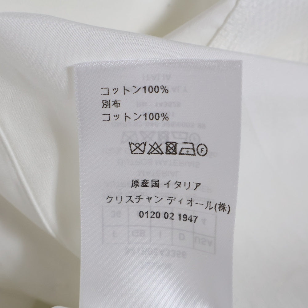 DIOR(ディオール) ビー刺繍長袖シャツ ホワイト 841B05A3356