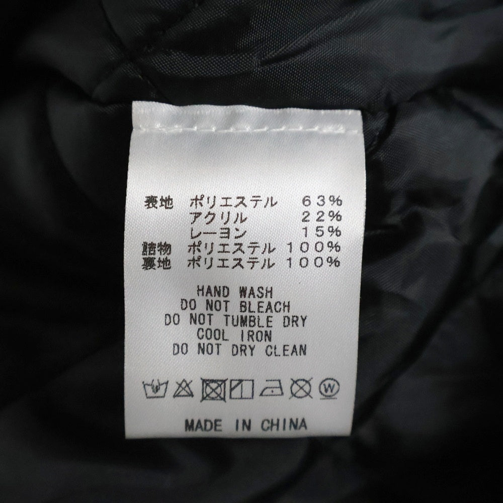 FUCKING AWESOME(ファッキンオーサム) Korea Bar Varsity Jacket コリアバー ヴァーシティージャケット ブラック