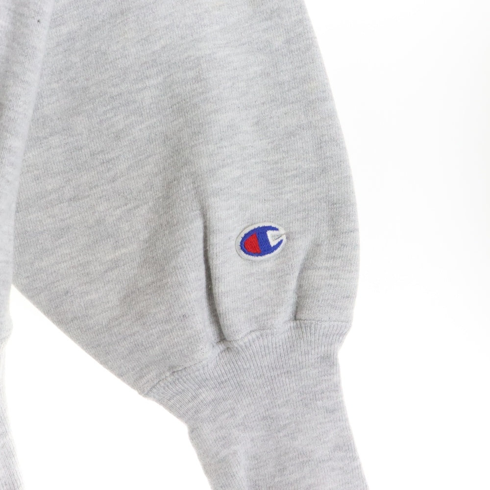 A BATHING APE(アベイシングエイプ) 90s チャンピオン リバースウィーブ プリントロゴ スウェットクルーネックスシャツ ラジカセタグ グレー