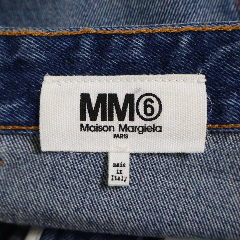 MM6 Maison Margiela(エムエムシックスメゾンマルジェラ) 22AW DENIM SPORTS PANTS 5 POCKET ストレートデニムパンツ インディゴ S62LB0094
